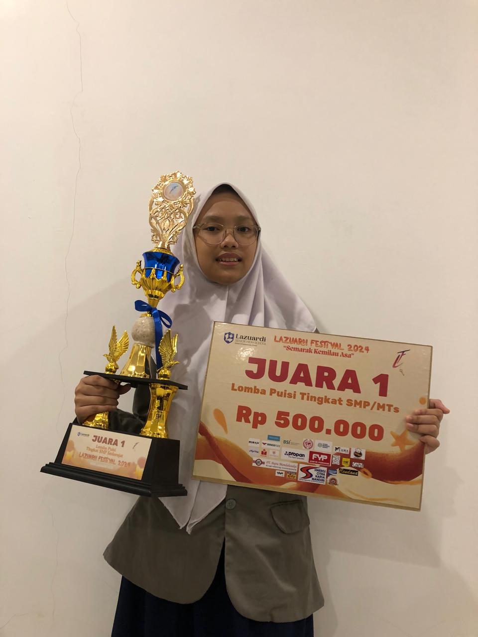 Lomba Puisi Tingkat SMP - LazFest 2024 - SMA Lazuardi GCS Depok